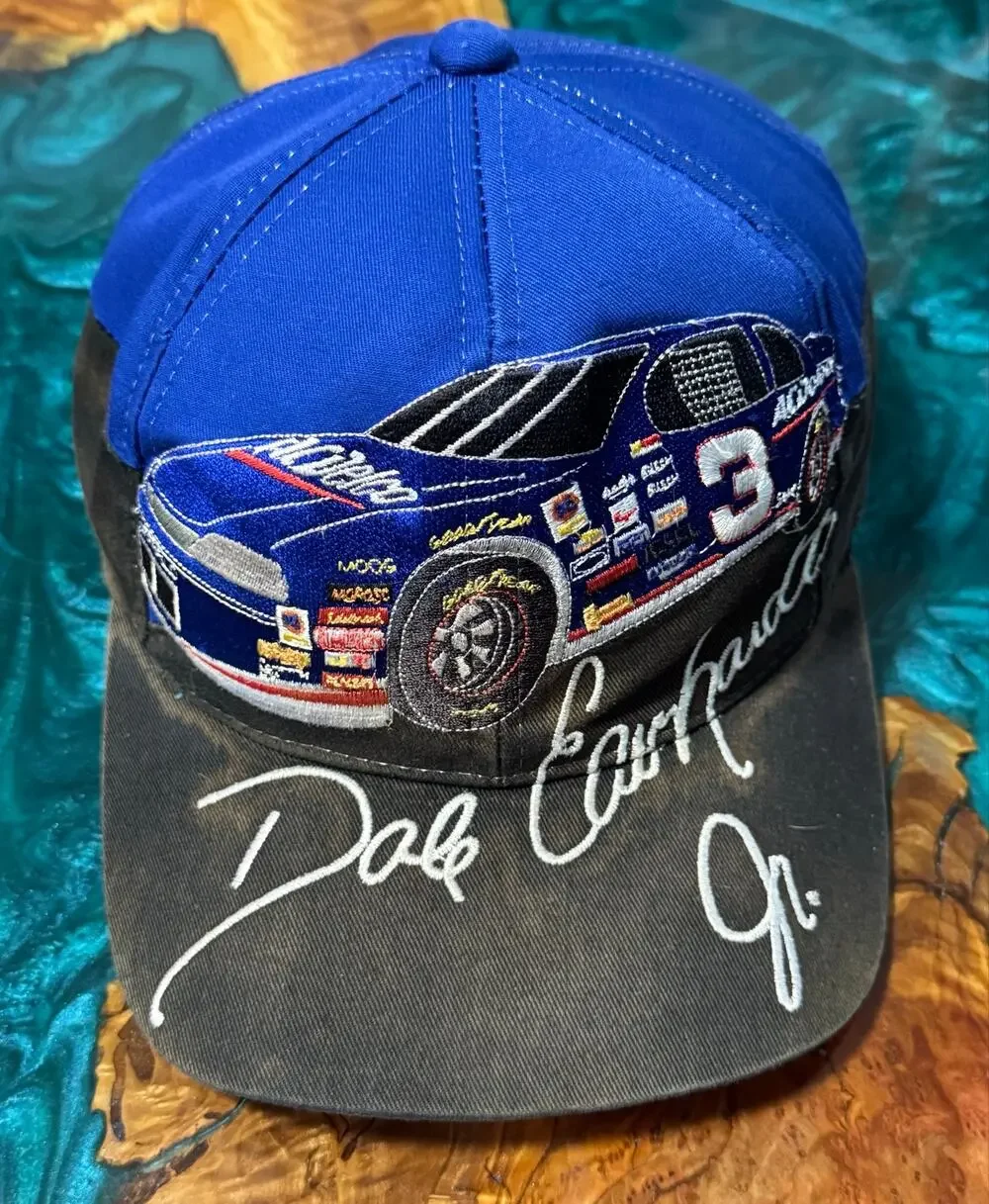 Dale Earnhardt Jr. AC Delco Car Blue Hat #3 NASCAR Chase Adjustable SnapBack VTG